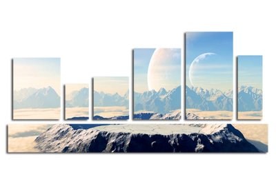 Модульная картина "Пустая Земля" 17478 галерея 1