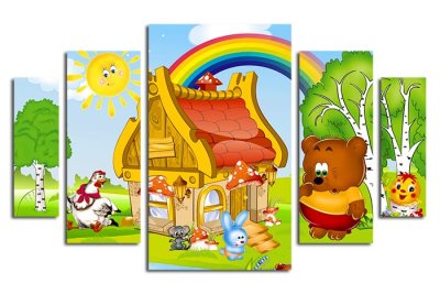 Модульная картина "Русские сказки" 17592 галерея 1