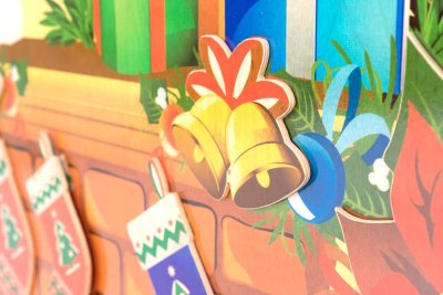 Рождественский камин 37385 галерея 2