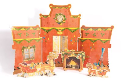 Рождественский камин мини 37437 галерея 1