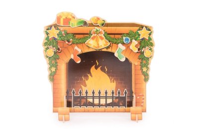 Коплект декораций Санта у камина  38401 галерея 1