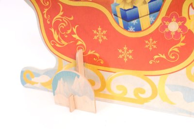 Рождественский олень с санями мини 37614 галерея 6