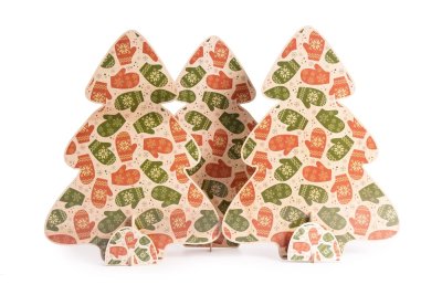 Ель Рождественская с варежками двусторонняя 37283 галерея 3