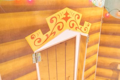 Деревянный дом Санта Клауса (4 времени года) двусторонний 37647 галерея 3