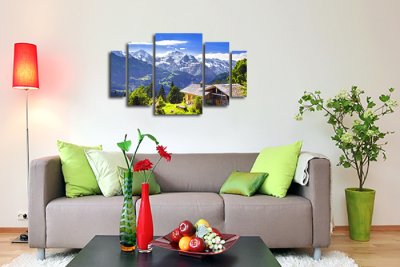 Модульная картина "Скалистые горы"