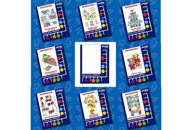 Планшет и набор карточек Математика "Логико-малыш"