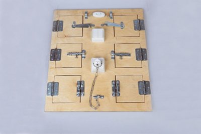 Доска замочки и электрика