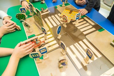 Макет дороги с элементами из натурального дерева 40671 галерея 9