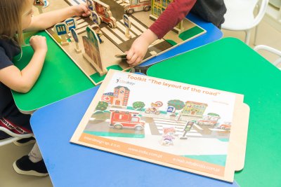 Макет дороги с элементами из натурального дерева 40671 галерея 11