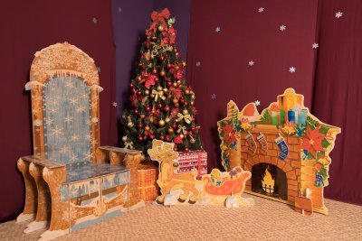 Оформление для новогоднего утренника   галерея 5