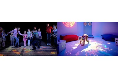 Стационарный интерактивный пол   777 галерея 1