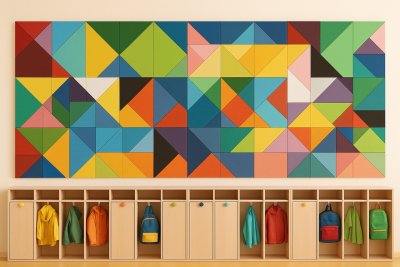 Комплект акустических войлочных стендов "Арт-Мозаика" КВС-53 галерея 3