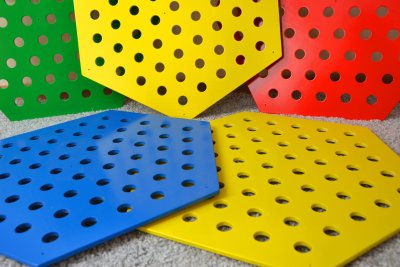 Декоративная панель "Сота" с перфорацией 50х45 см 52685 галерея 3