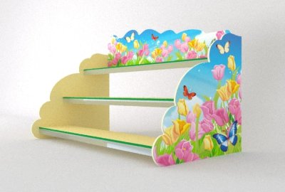 Подставка для поделок "Бабочки в тюльпанах" 19158-1 галерея 1