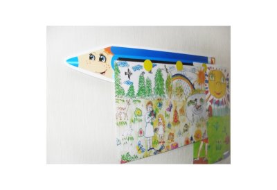 Держатель для рисунков "карандаш Мальчик" (левый)