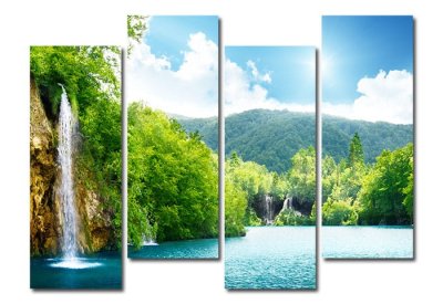 Модульная картина "Природный рай" 16906 галерея 1