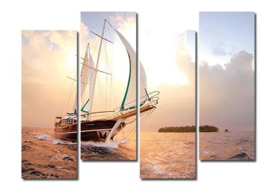 Модульная картина "Перед бурей" 16907 галерея 1