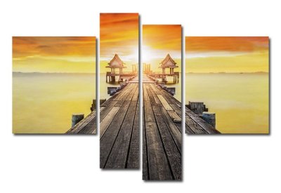 Модульная картина "Завораживающий закат" 16912 галерея 1