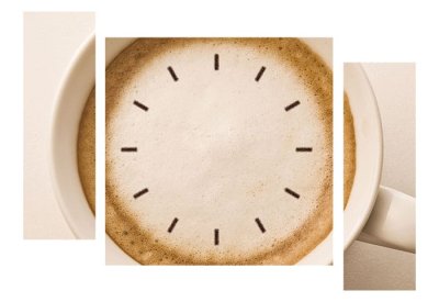 Модульная картина "Часы" (со встроенным часовым механизмом) 17178 галерея 1