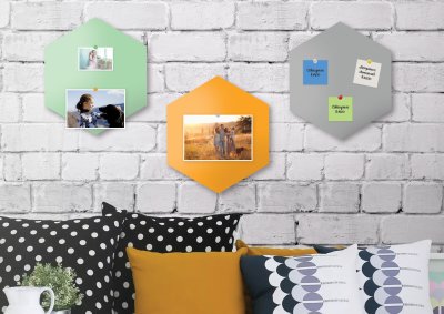 Базовая магнитная панель"Сота" 40х40 светло-серая 42090 галерея 2