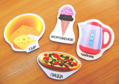 Набор обучающих магнитов "Еда/посуда" 10783 галерея 1