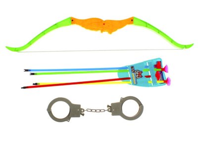 Набор оружия "Лук  и наручники"  ( 3 шт.)