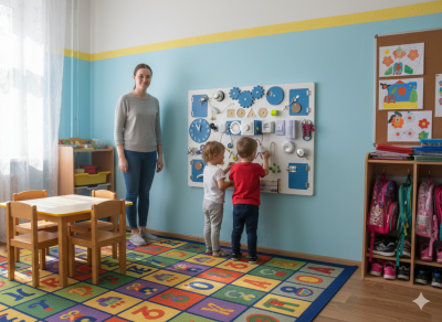 Настенный бизиборд «Основные Механизмы» 2026102670 галерея 1