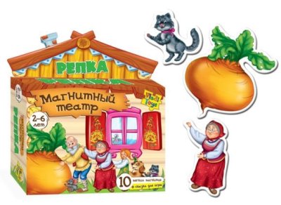 Комплект магнитных театров по мотивам народных сказок 9497 галерея 2