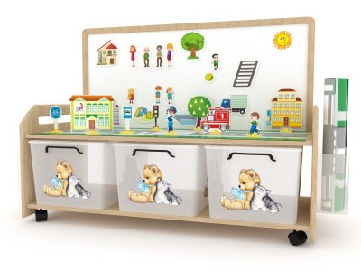 Система хранения с магнитно-маркерной доской СХ-61 галерея 1