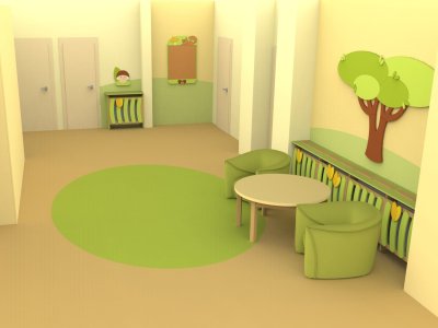 Декорация "Облачное дерево" 216х131 см 46641 галерея 4