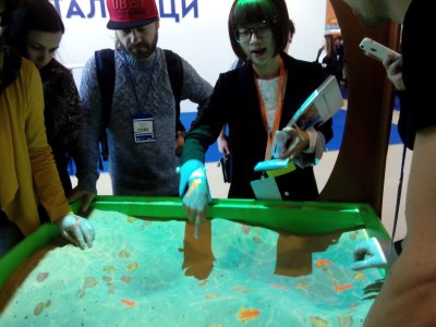 Интерактивная песочница - умный стол Полянка 37260 галерея 1