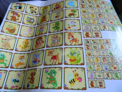 Комплект наклеек из набора "Брусничка" М412 галерея 1