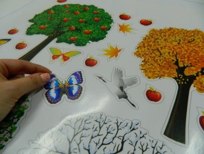 Наклейки для оформления помещений ДОУ "Деревья" 6890 галерея 3