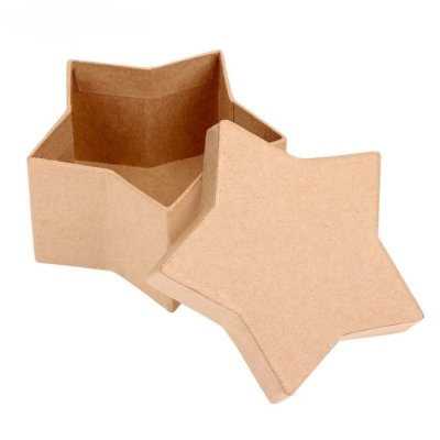 Основа для творчества и декорирования из папье-маше "Шкатулка - звезда" - 2шт 1858238 галерея 1