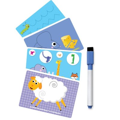 Набор развивающих заданий «Пиши и вытирай» с маркером  VT1305-02-03 галерея 5