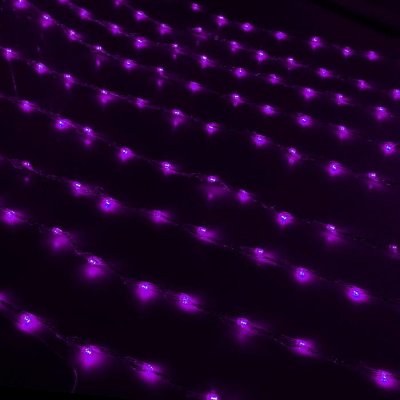 Гирлянда "Дождь" улич. Ш:2 м, В:6 м, Н.С. LED-1500-220V, контр. 8 р, ФИОЛЕТ 