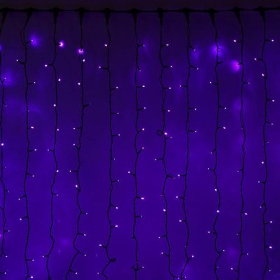 Гирлянда "Занавес" улич. УМС, Ш:2м, В:6м, Н.Т. 2W LED-1440/280-220V, БЕЗ контр. мерц ФИОЛ 