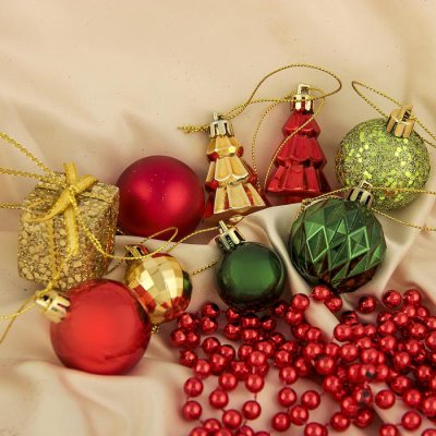 Набор украшений пластик 30 шт Соул микс          