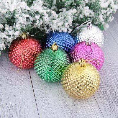 Шары новогодние Прокси d-7 см (набор 2 шт) сетка        