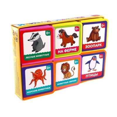 Набор книжек EVA "Мир животных" 6 шт 12 стр.