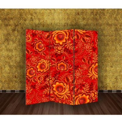 Ширма "Хохлома. Узор" 150х160см