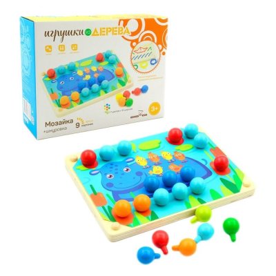 Мозаика-шнуровка  9 карточек
