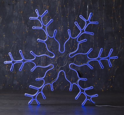 Фигура неоновая "Снежинка"