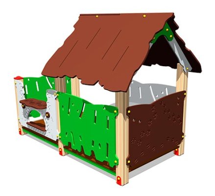 Домик «Хижина с печкой»