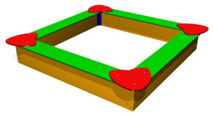 Детская песочница «Квадрат»