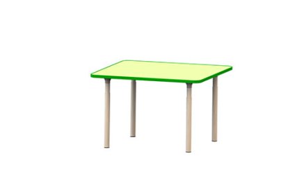 Стол квадратный на рег. ножках