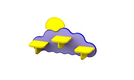 Полка "Облачко"