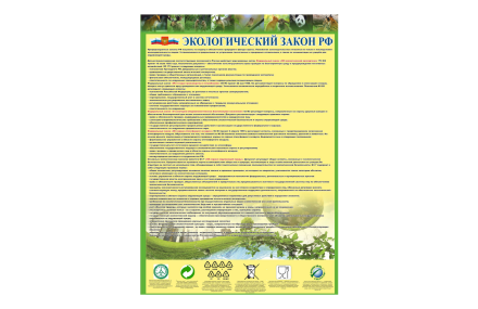 Стенд "Экологический закон РФ"