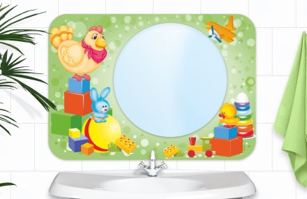 Зеркало "Полянка Игрушек"