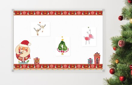 Наклейка для доски 90x60 cм “Веселый Новый Год“